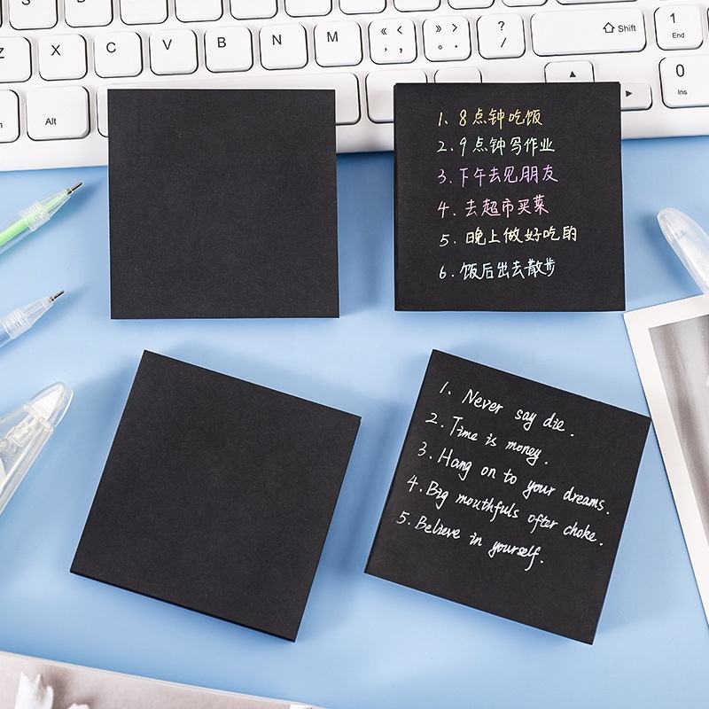 Reverse Your Thinking: Classic Black 3x3 Sticky Notes