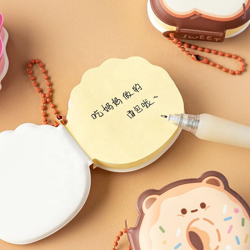 Cute Cartoon Self-Adhesive Mini Pads (80 Sheets)