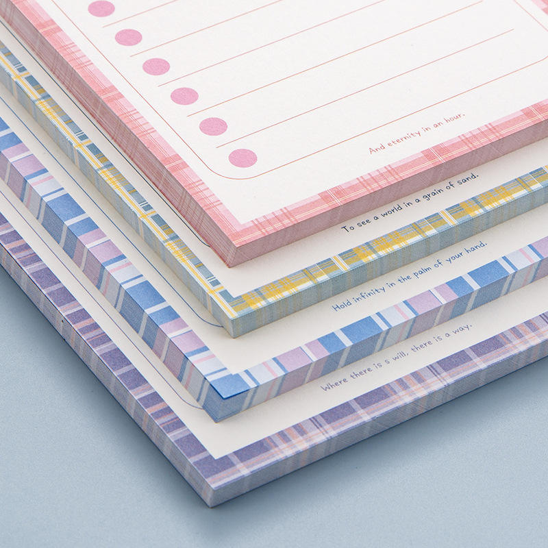Vertical Vibes: Cute Bear & Rabbit B5 Half Memo Pad