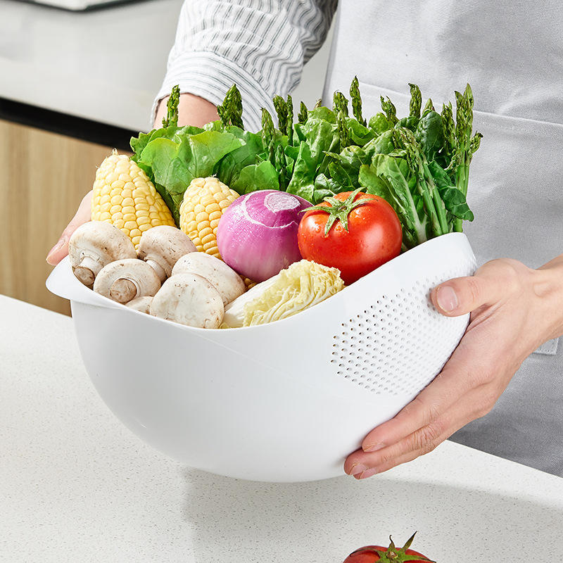 Multifunctional Rice Washing Strainer & Kitchen Drainer Basket