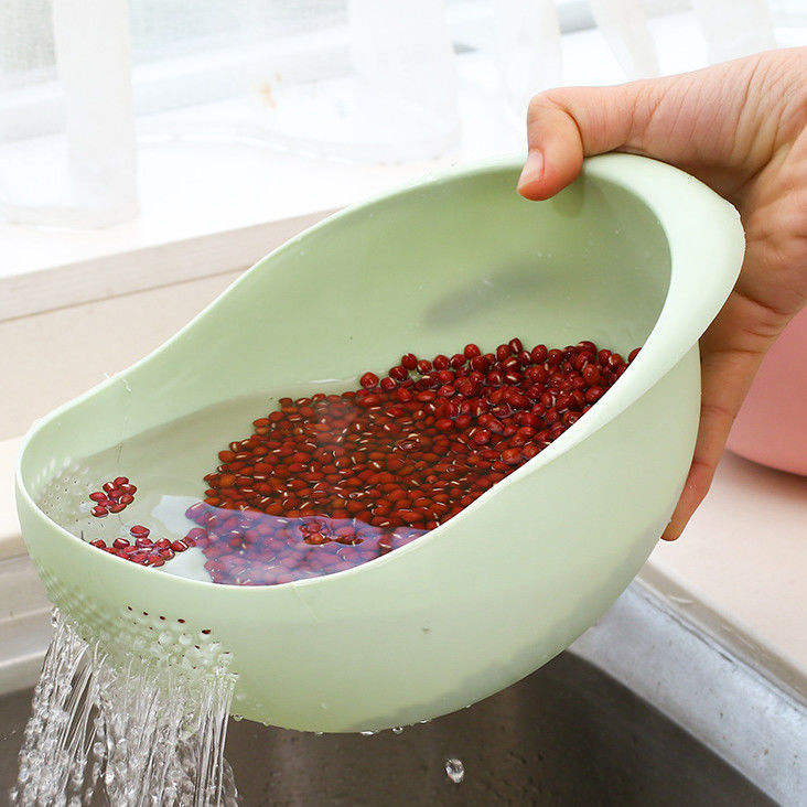 Multifunctional Rice Washing Strainer & Kitchen Drainer Basket