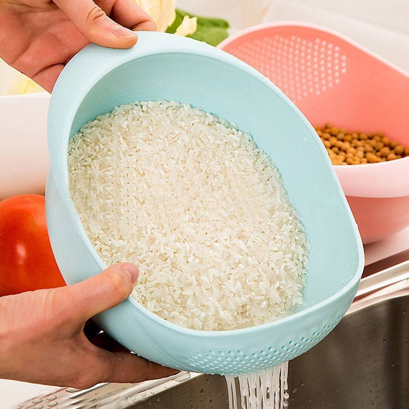 Multifunctional Rice Washing Strainer & Kitchen Drainer Basket