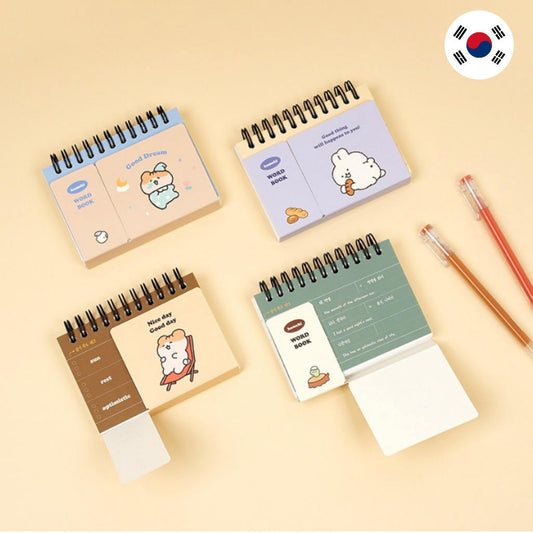 Master Your Vocab: Cute Character Spiral Notebook Bundle