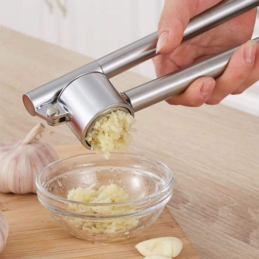 Heavy-Duty Stainless Steel Garlic & Ginger Press