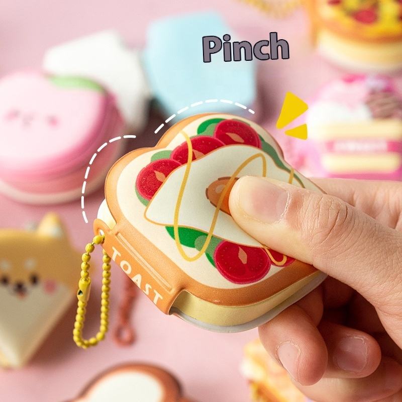 Cute Cartoon Self-Adhesive Mini Pads (80 Sheets)